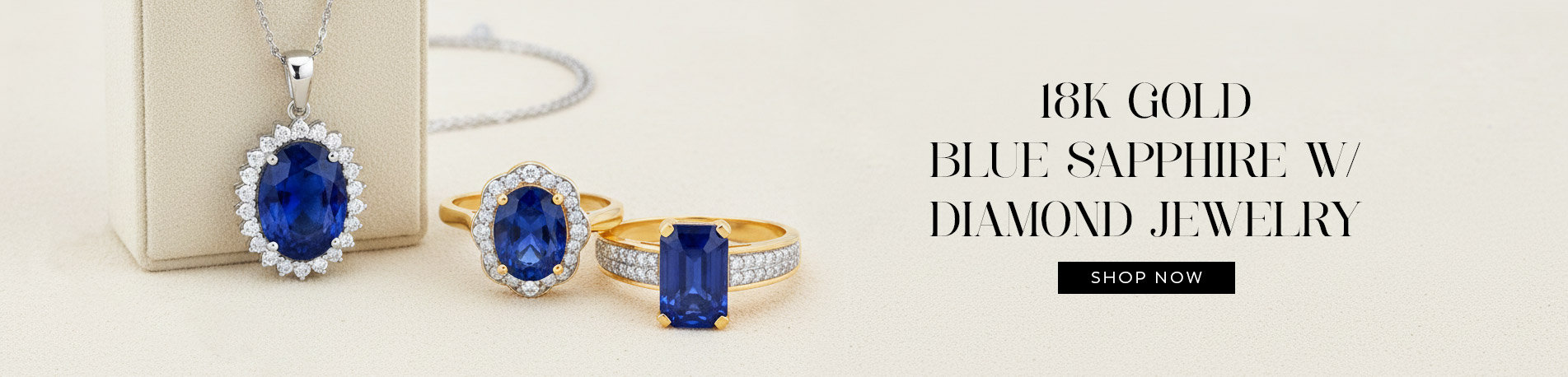 Blue Sapphire Jewelry Collection in 14K & 18K Yellow and White Gold — Quintessence Jewelry